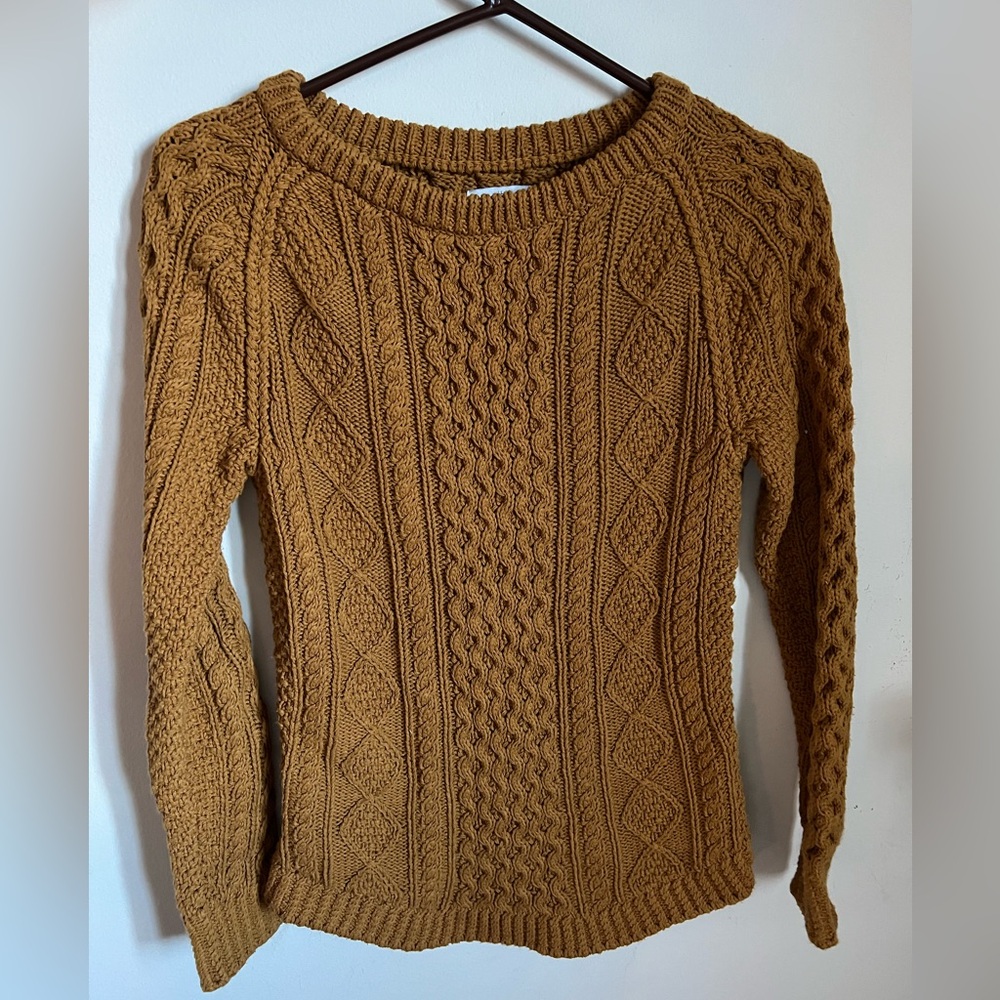 L.L. Bean Signature Fisherman Sweater XXS